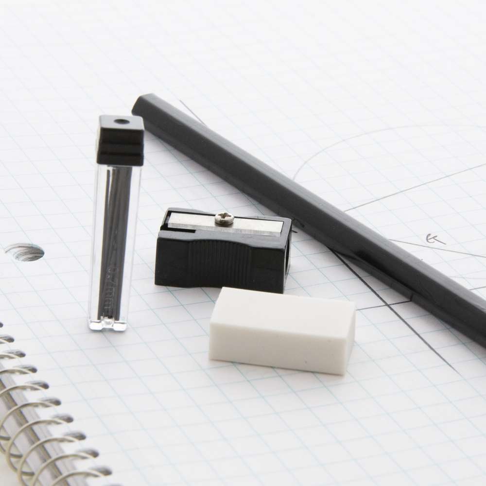 11-Piece Student Math Geometry Set with Compass