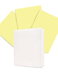EAGLE COLOR (30% PCW) 8.5" X 11" Canary Colored Copy Paper (500 Sheets/Ream)