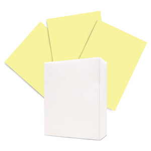 EAGLE COLOR (30% PCW) 8.5" X 11" Canary Colored Copy Paper (500 Sheets/Ream)
