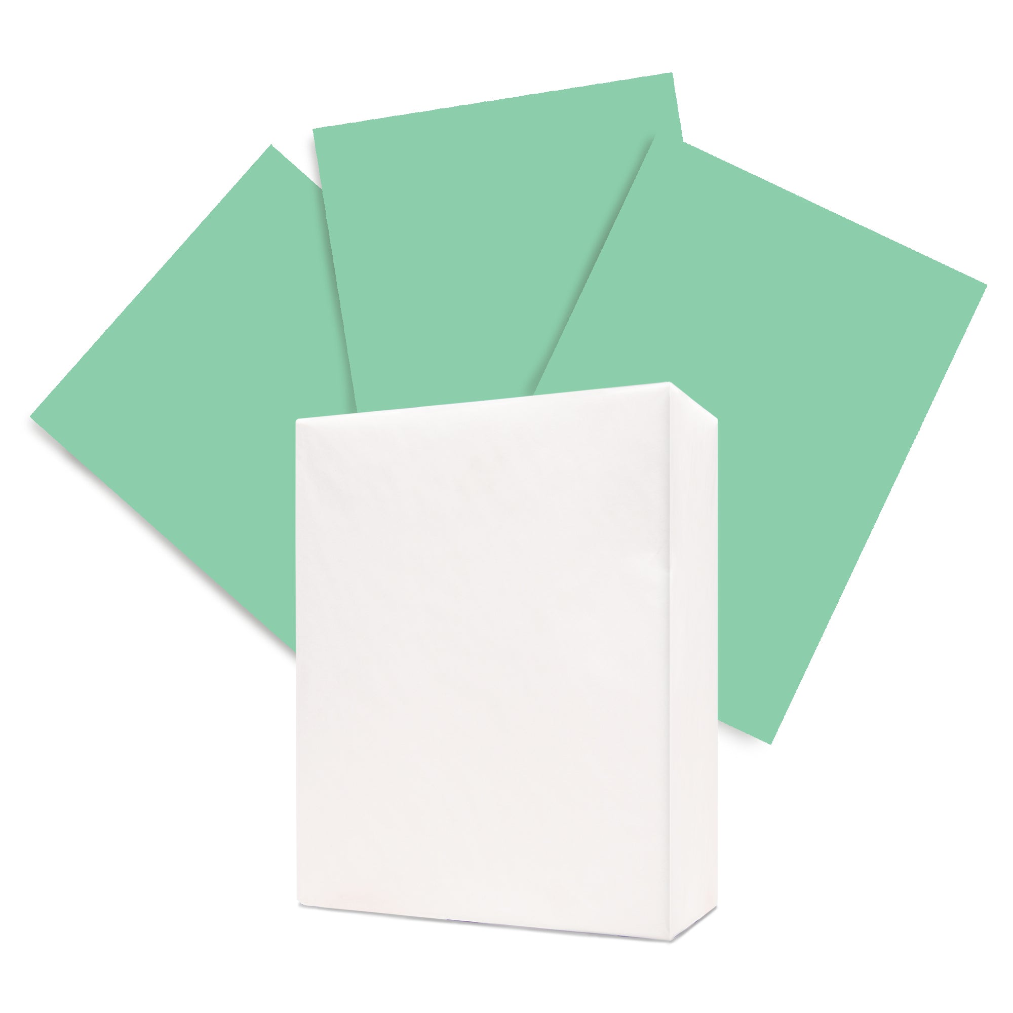 Eagle Color (30% PCW) 8.5 x 11 Green Colored Copy Paper (500 Sheets/Ream) 1 Ream