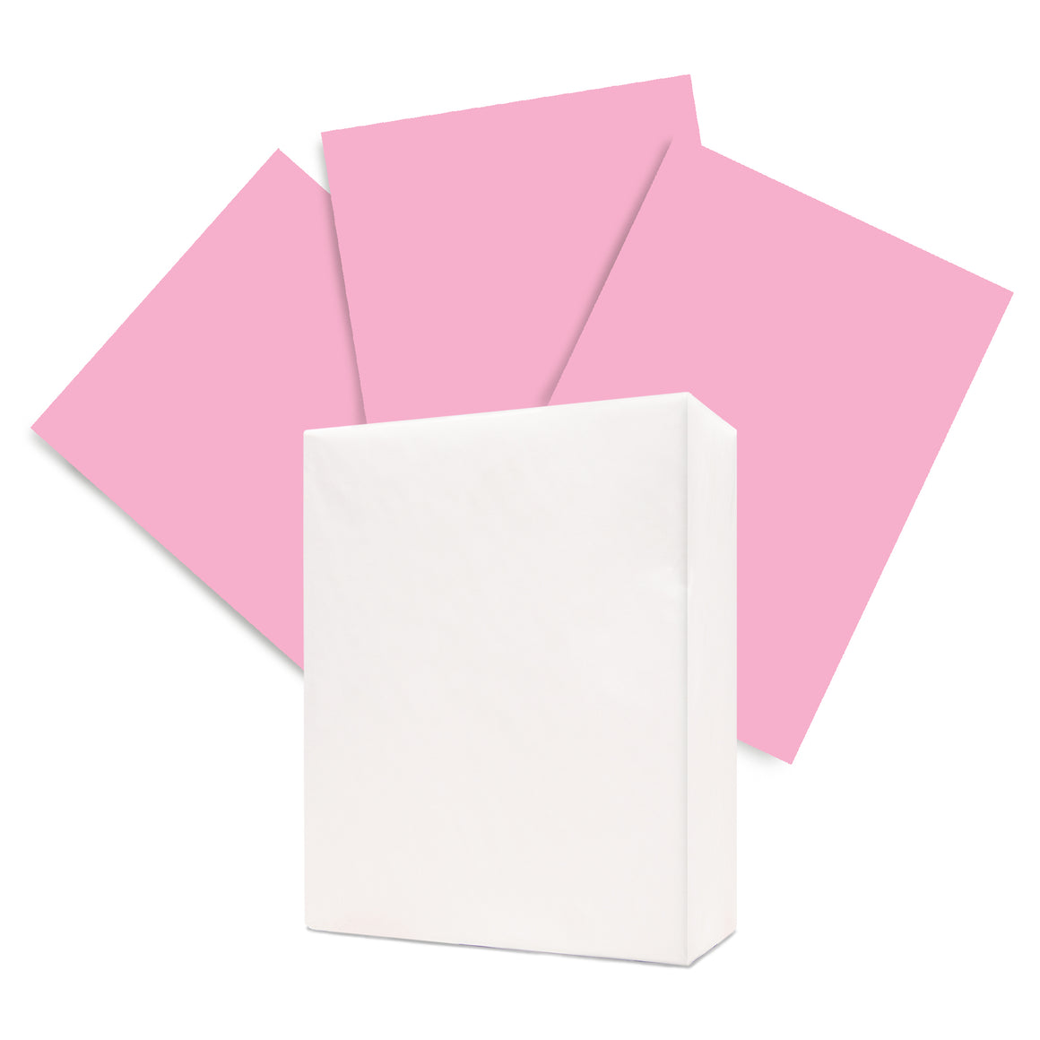 500 sheets of colored paper, A4 printing paper, color copy paper, thickened  80g, red, pink, big