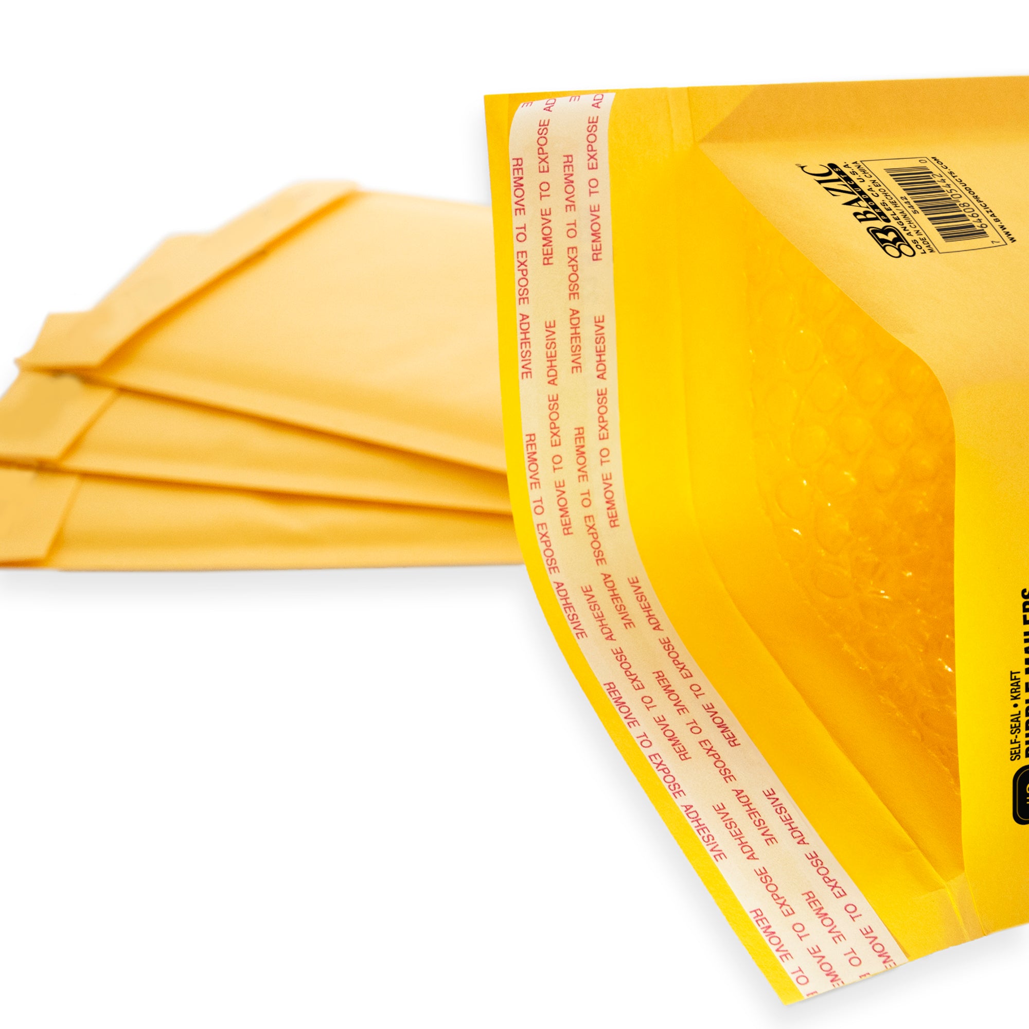 #2 Self-Seal Bubble Mailers, 8.5" x 11.25", 3-Pack