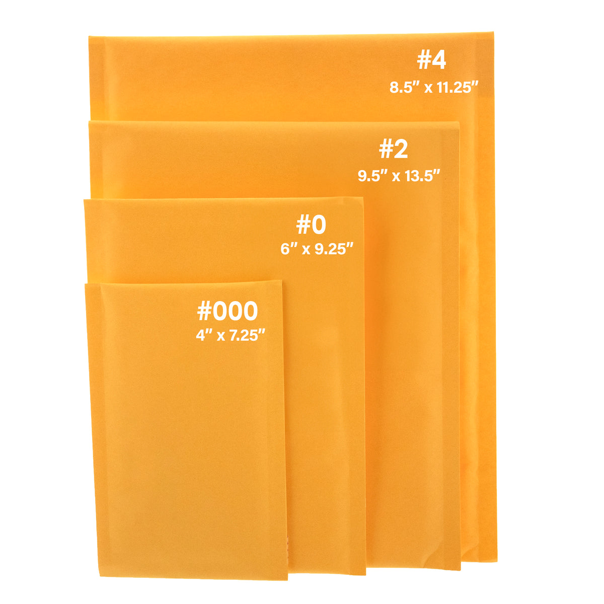 #4 Self-Seal Bubble Mailers, 9.5 x 13.5 in