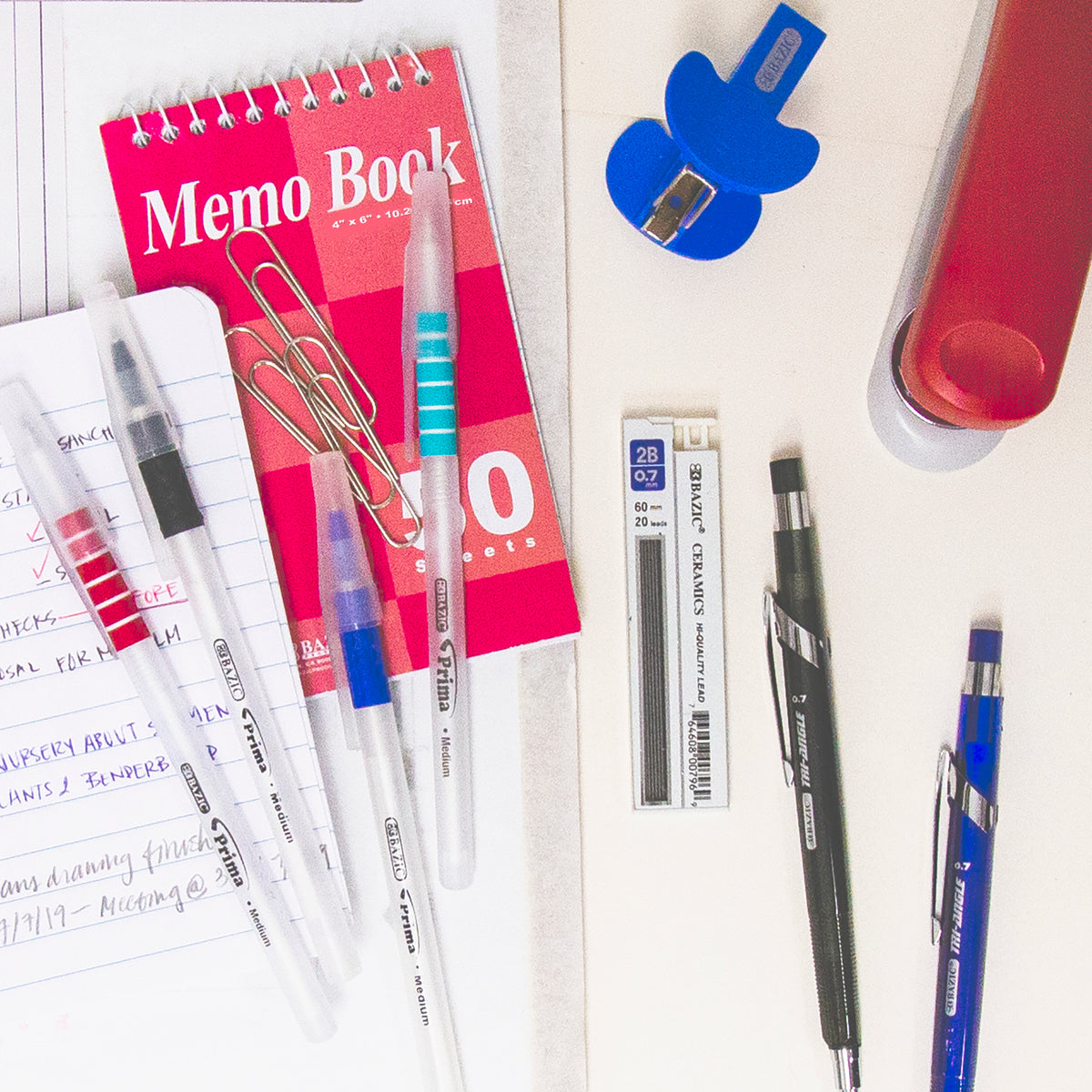 Top-Bound Spiral Memo Books, 4 x 6 in
