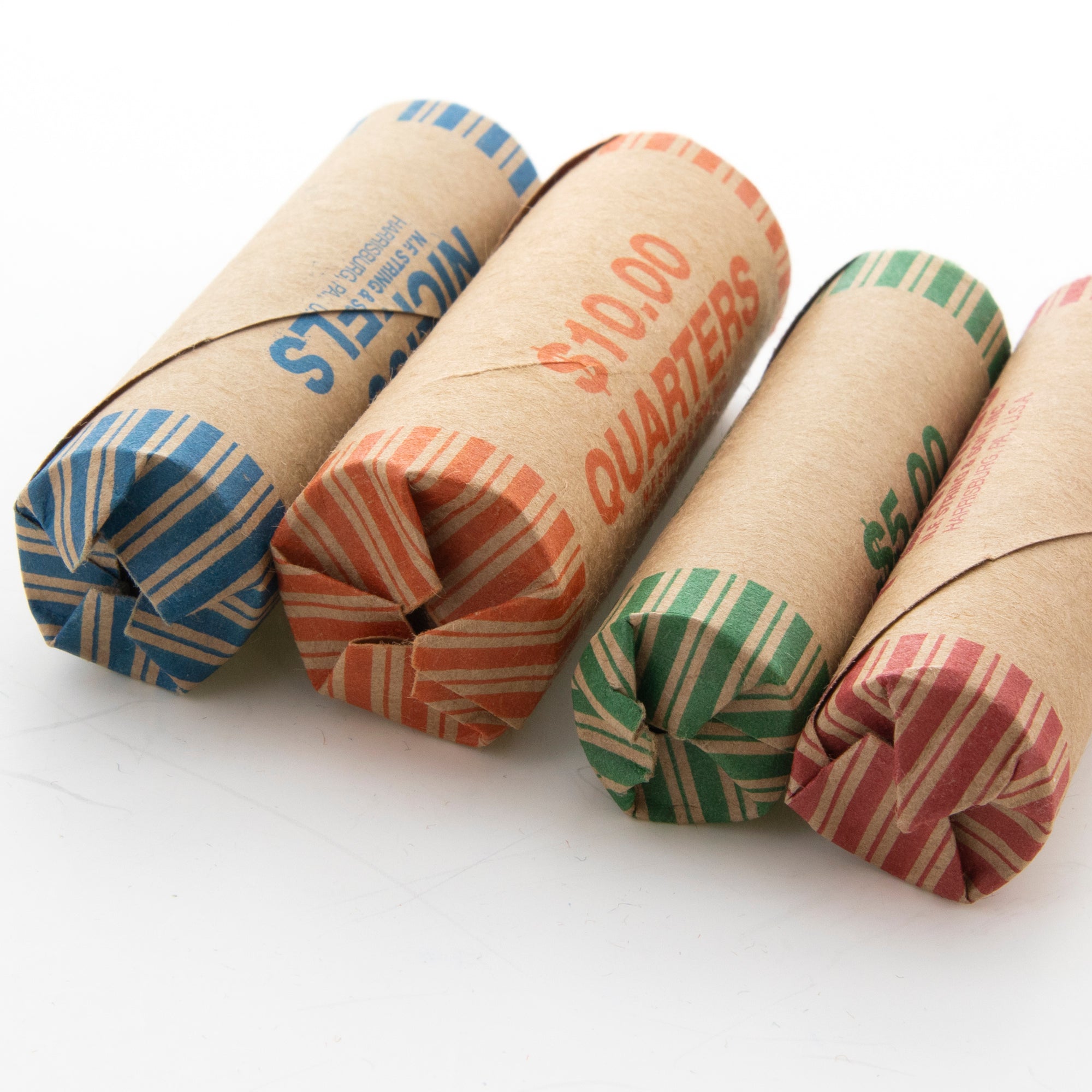 Coin Wrappers for Dimes, 36 Rolls, Kraft Paper