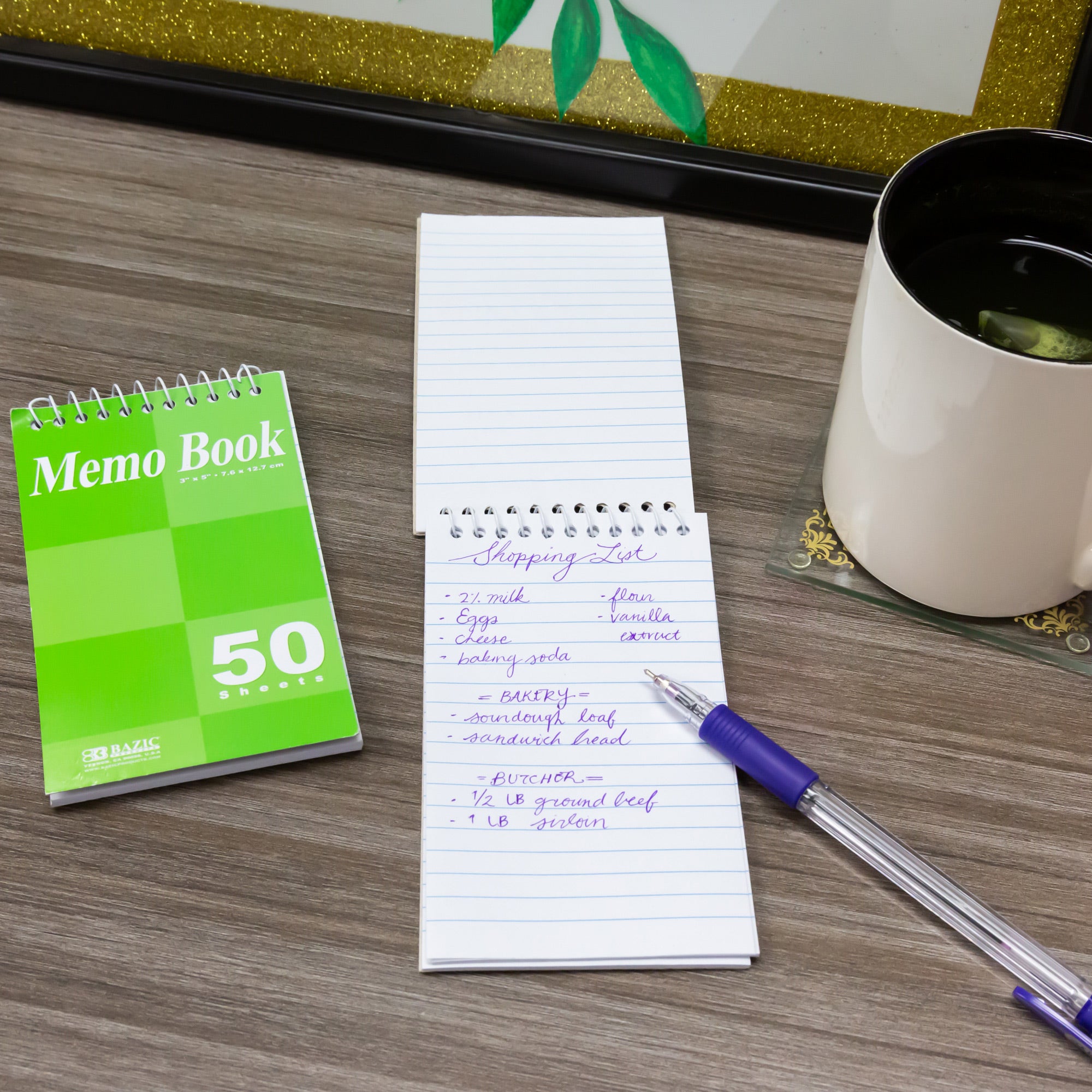 Small Notebook Memo Books, 3" x 5", 50 Sheets