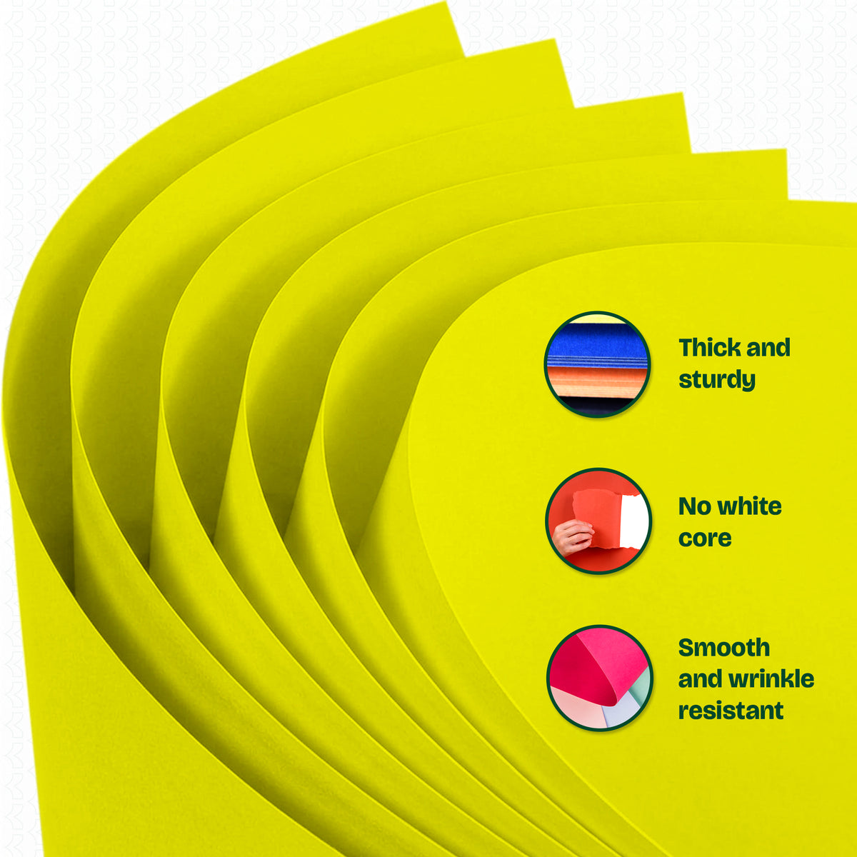 Fluorescent Yellow Poster Board, 22 x 28 in