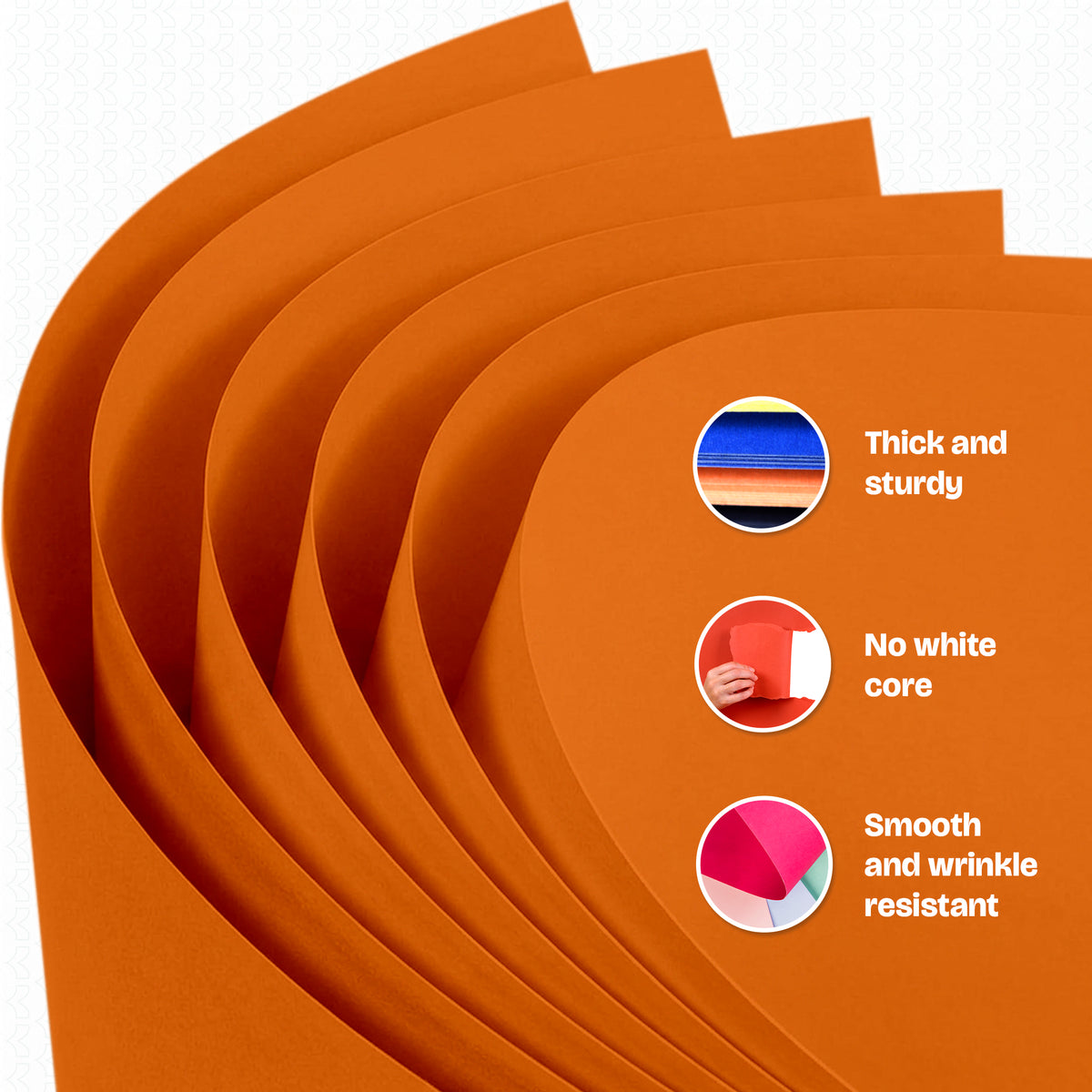 Fluorescent Orange Poster Board, 22 x 28 in