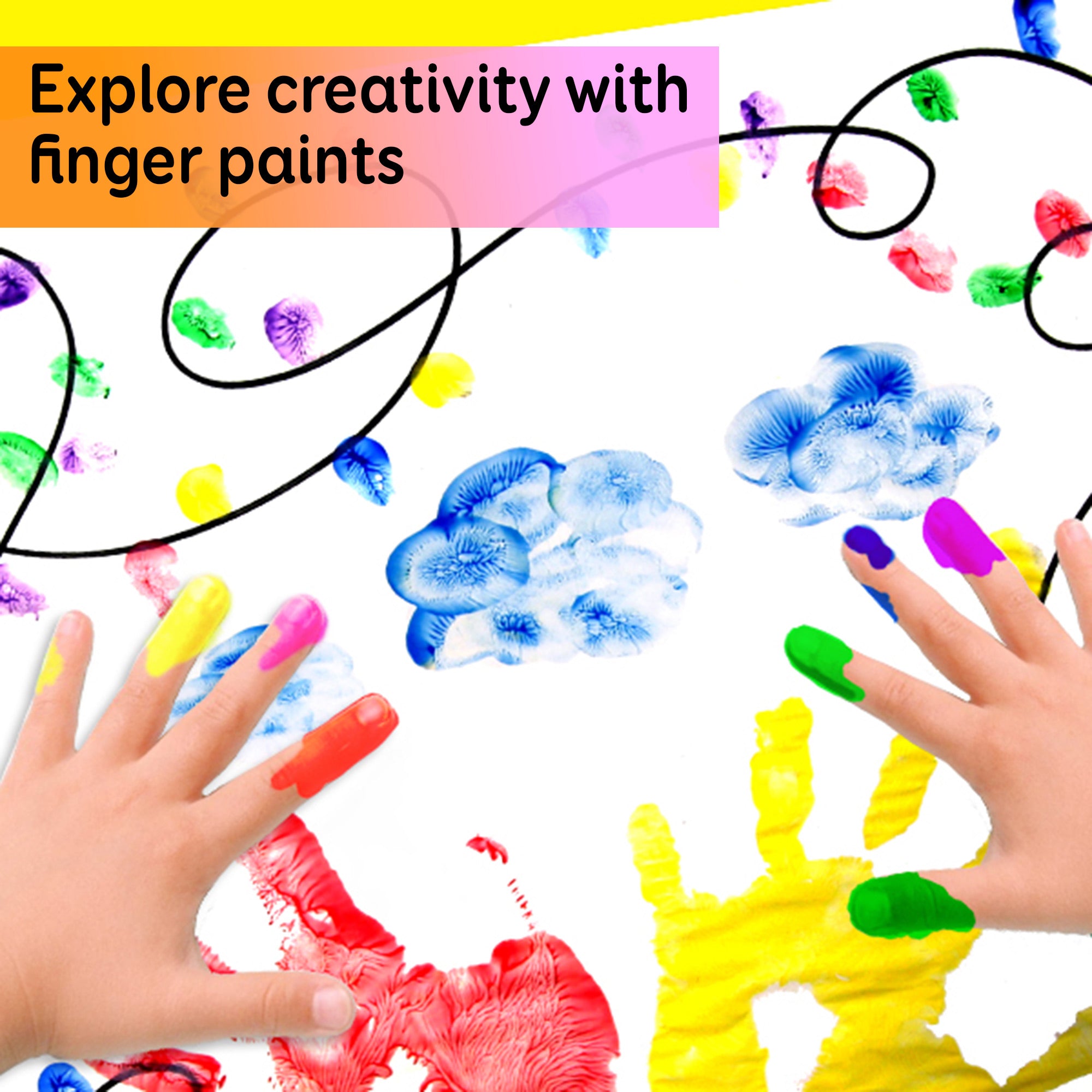 Finger Paint Paper Pad, 20 Sheets, 16" x 12"