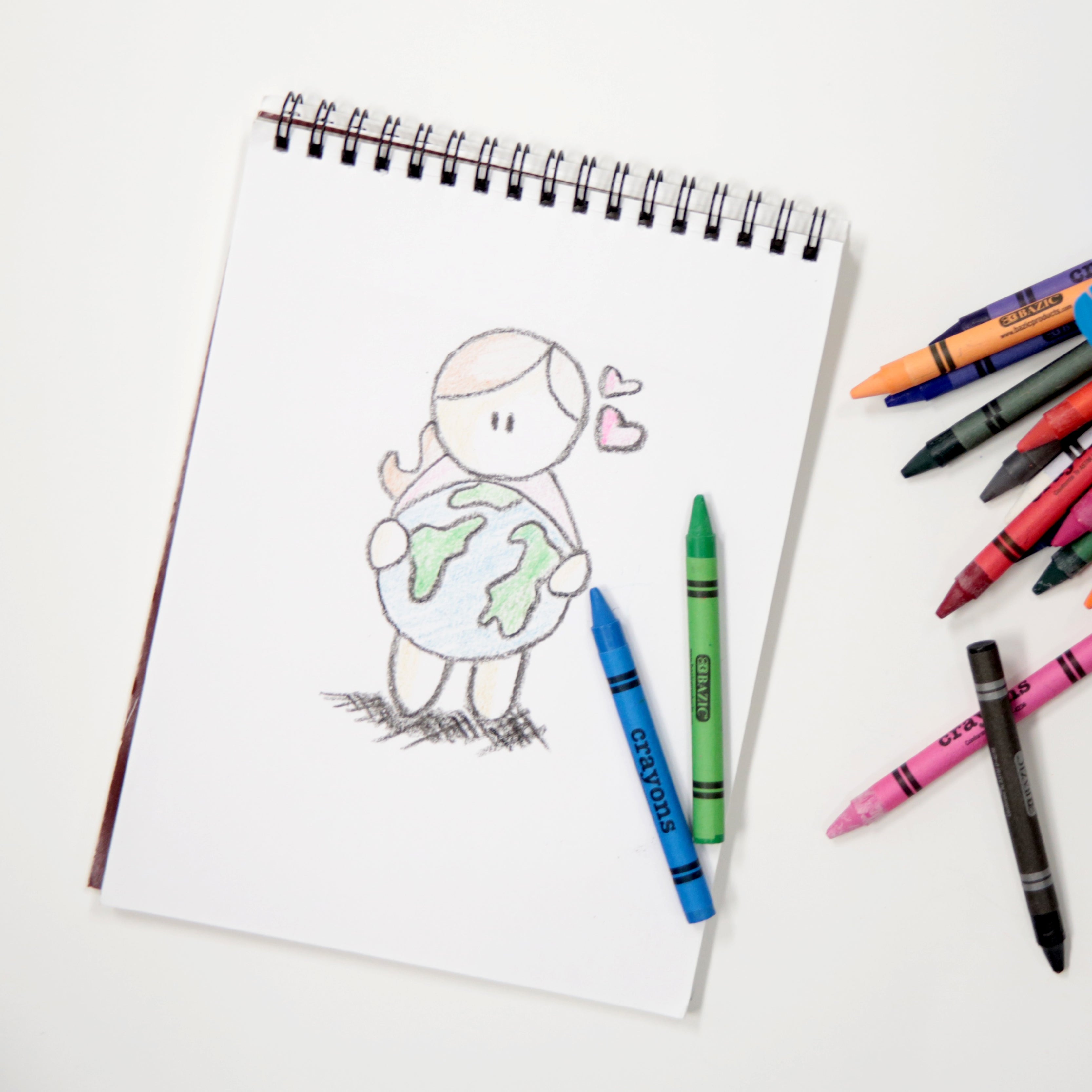 50 Ct. 6" X 8" Top Bound Spiral Sketch Pad