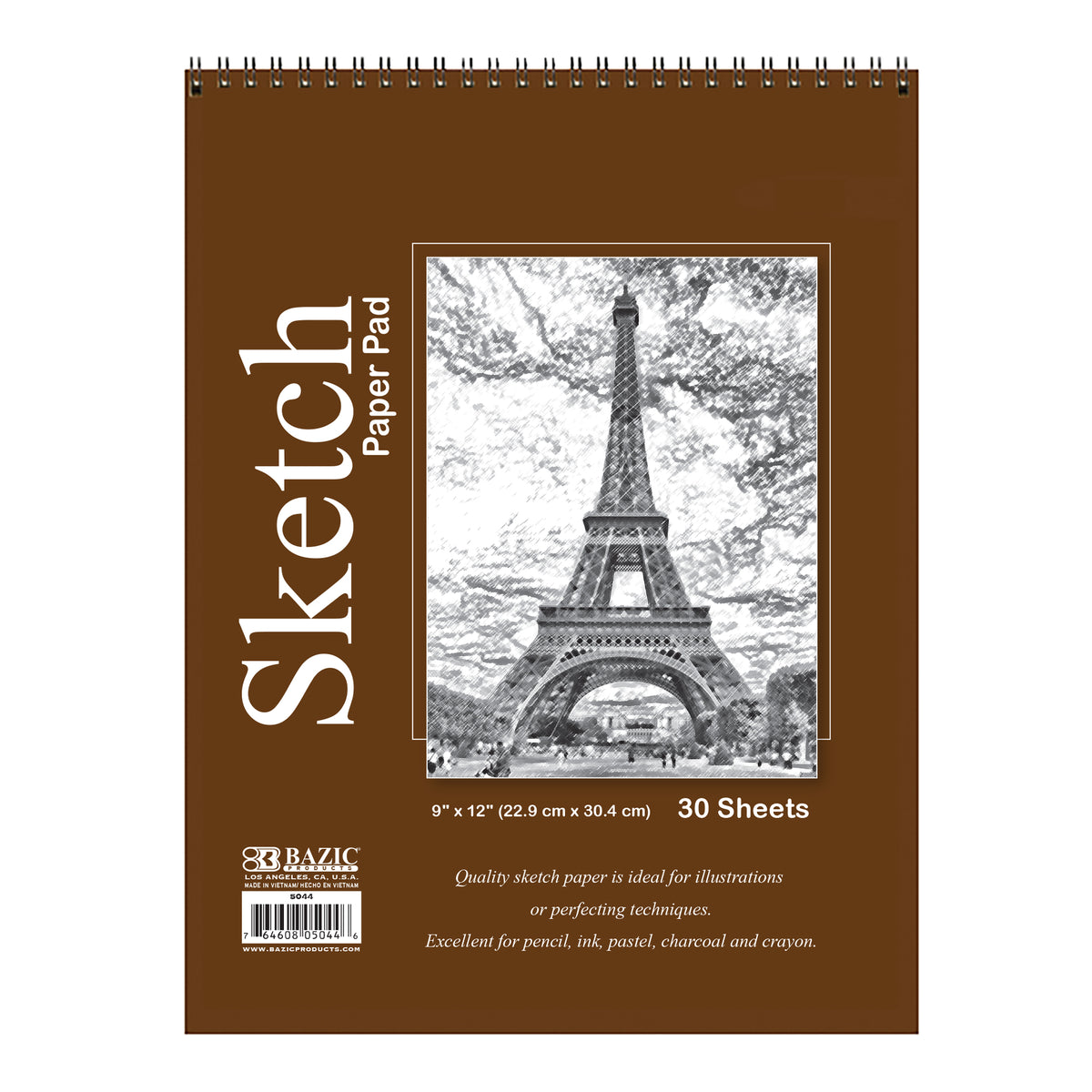 Top Bound Spiral Sketch Pad