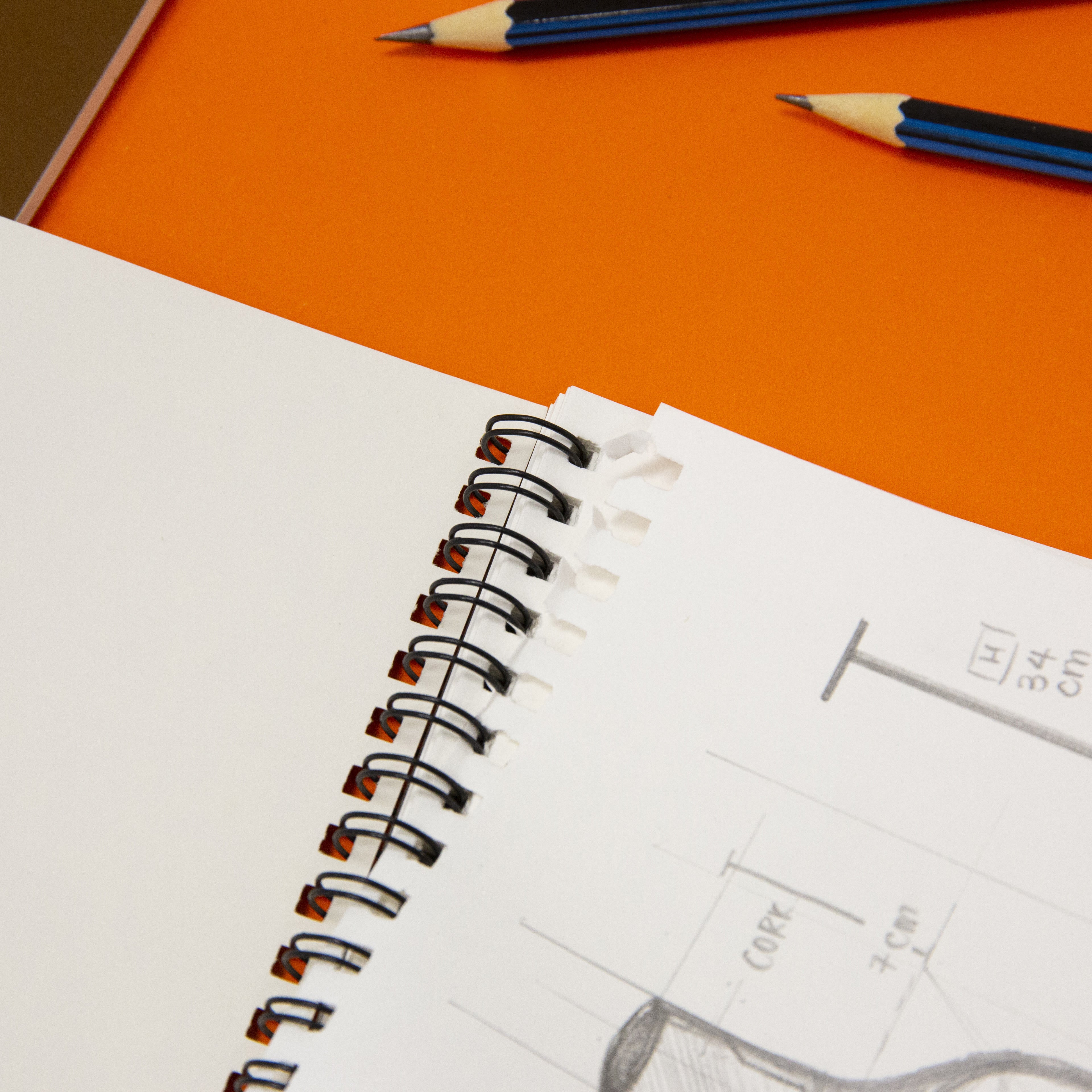 Spiral Sketch Book, 30 Sheets, 8.5" x 11"