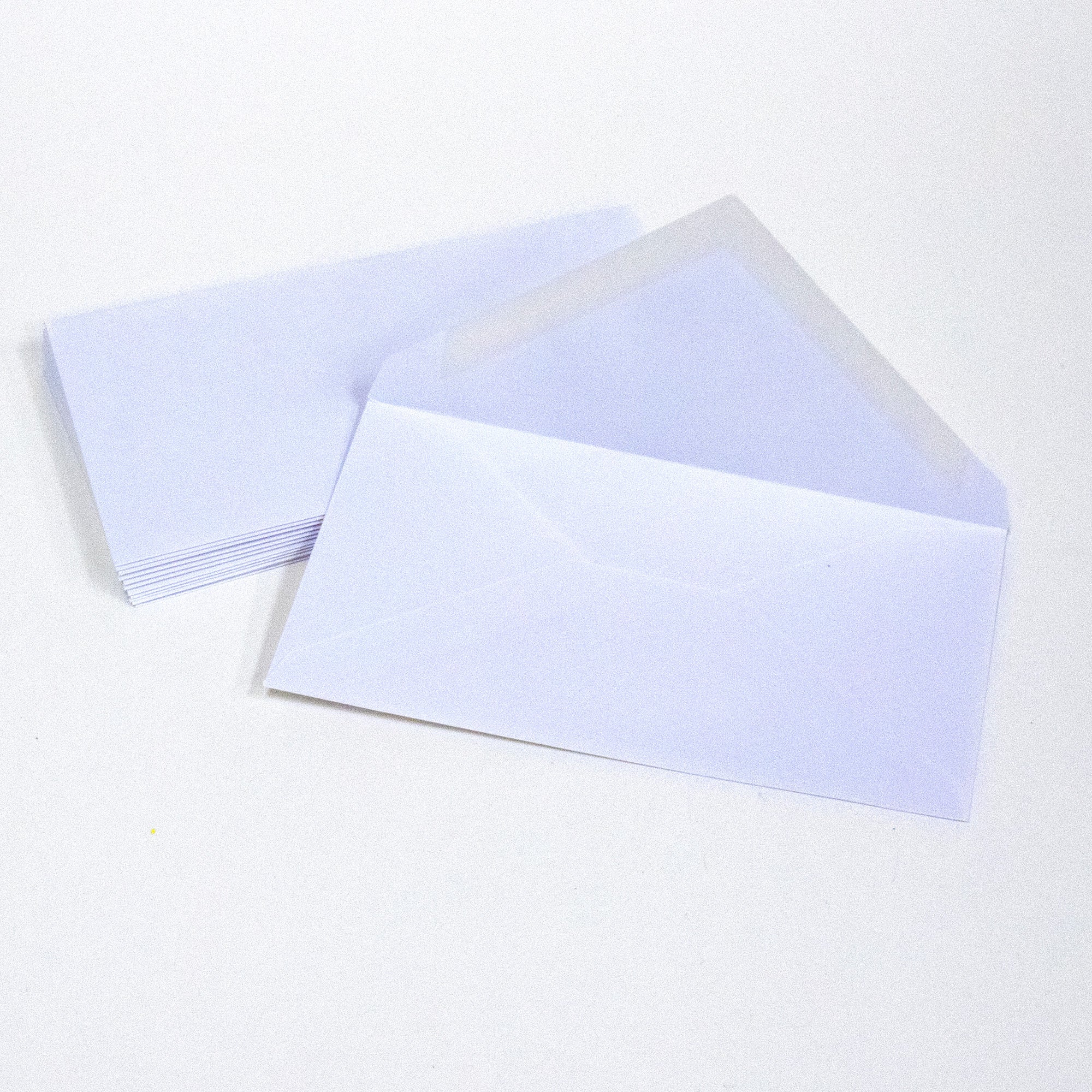No. 6.75 White Gummed Closure Envelopes, 100 Count