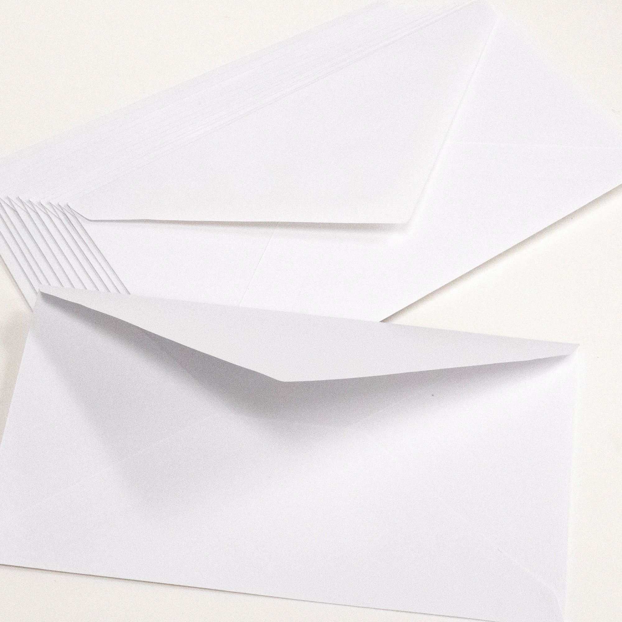 No. 6.75 White Gummed Closure Envelopes, 100 Count