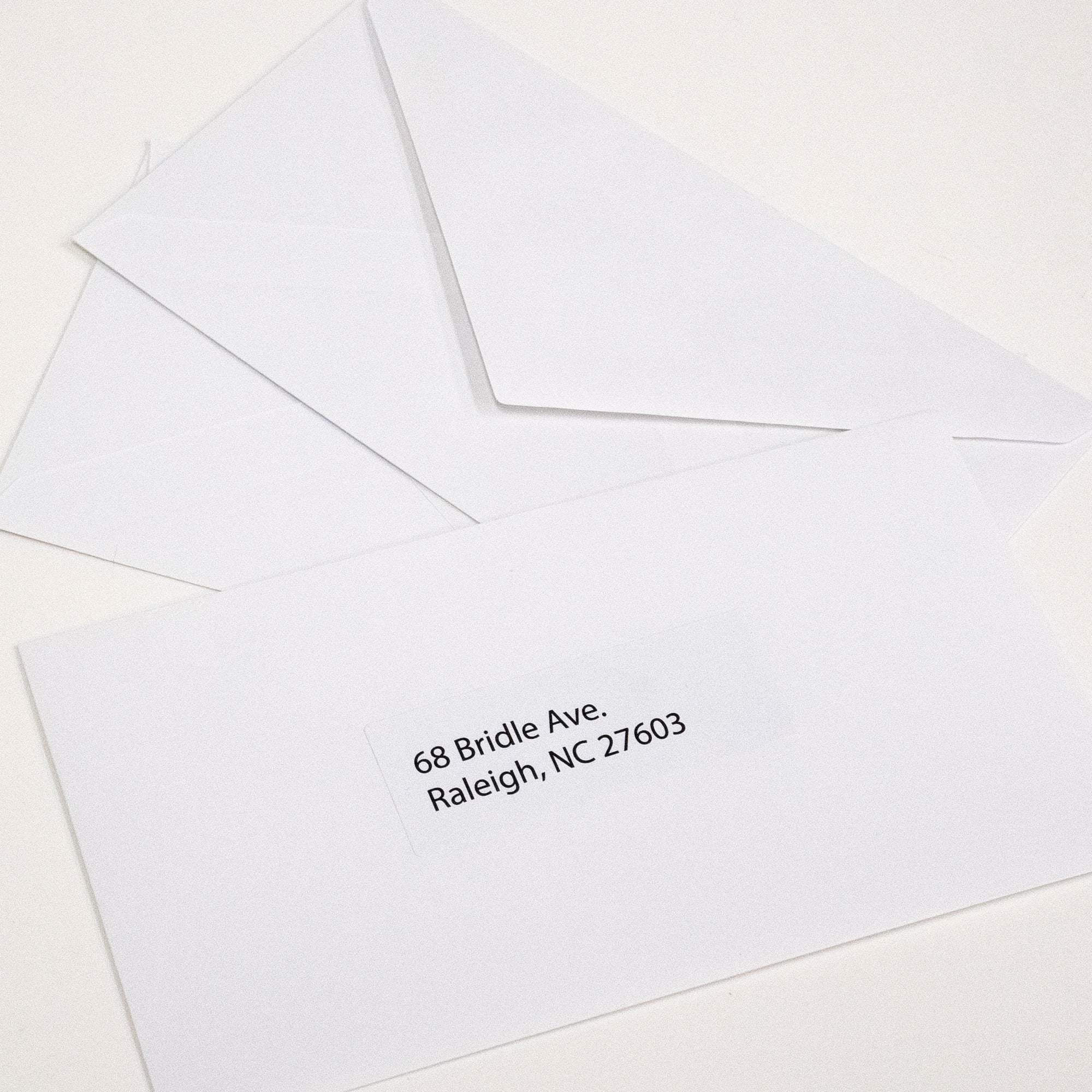 No. 6.75 White Gummed Closure Envelopes, 100 Count