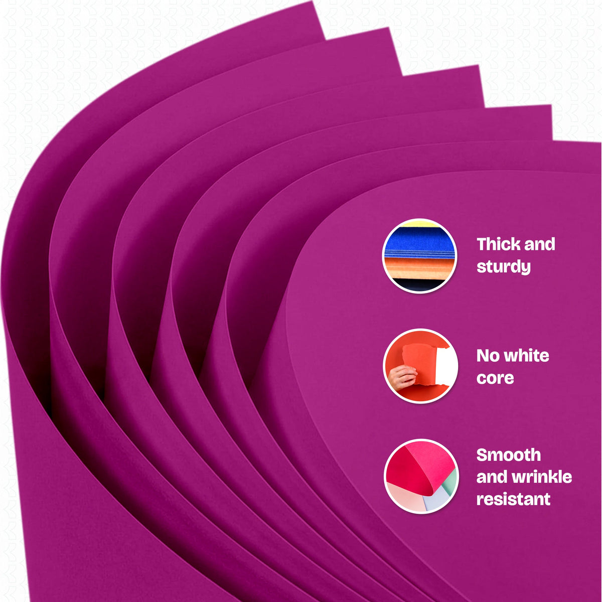 Fluorescent Purple Poster Board, 22 x 28 in