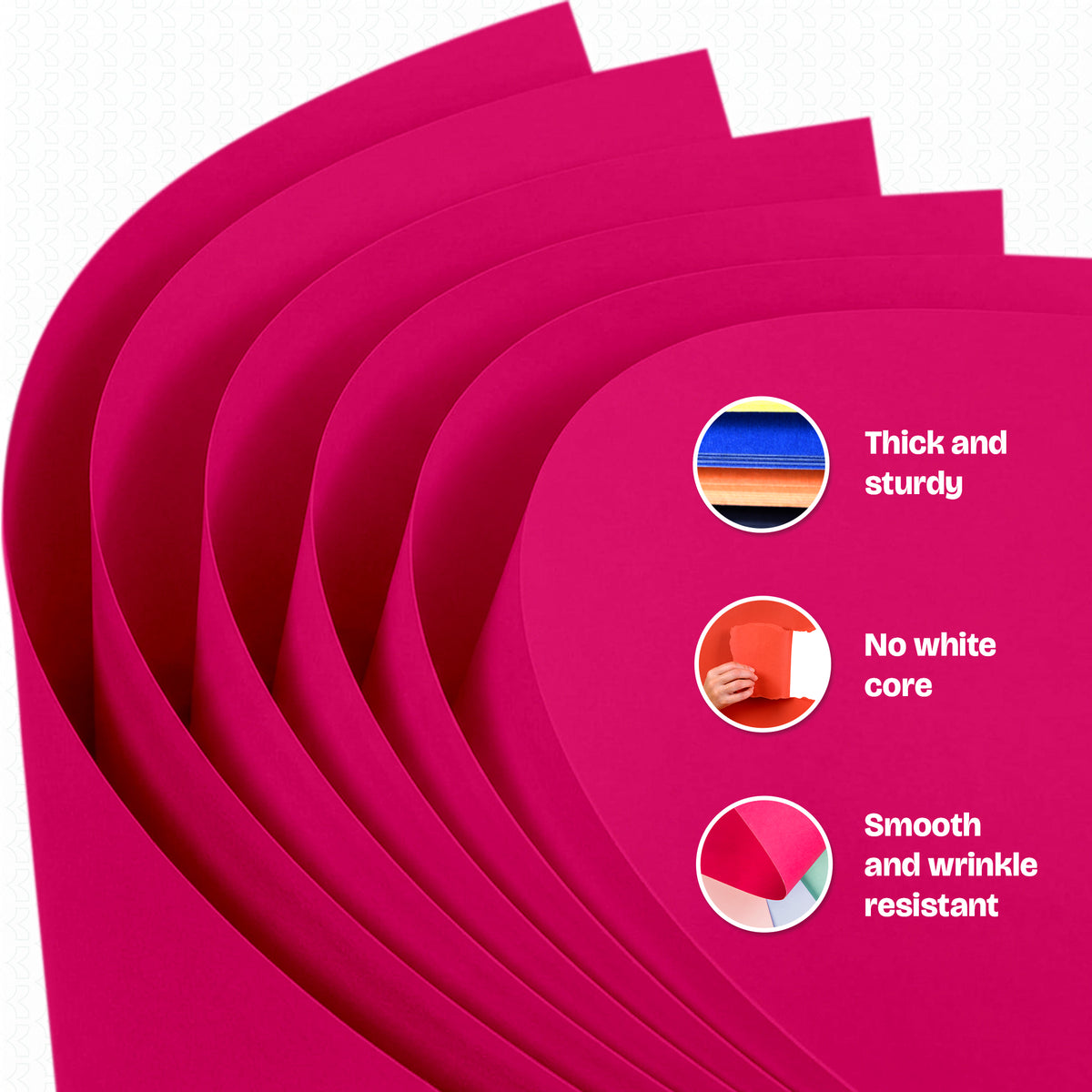 Fluorescent Fuchsia Poster Board, 22 x 28 in