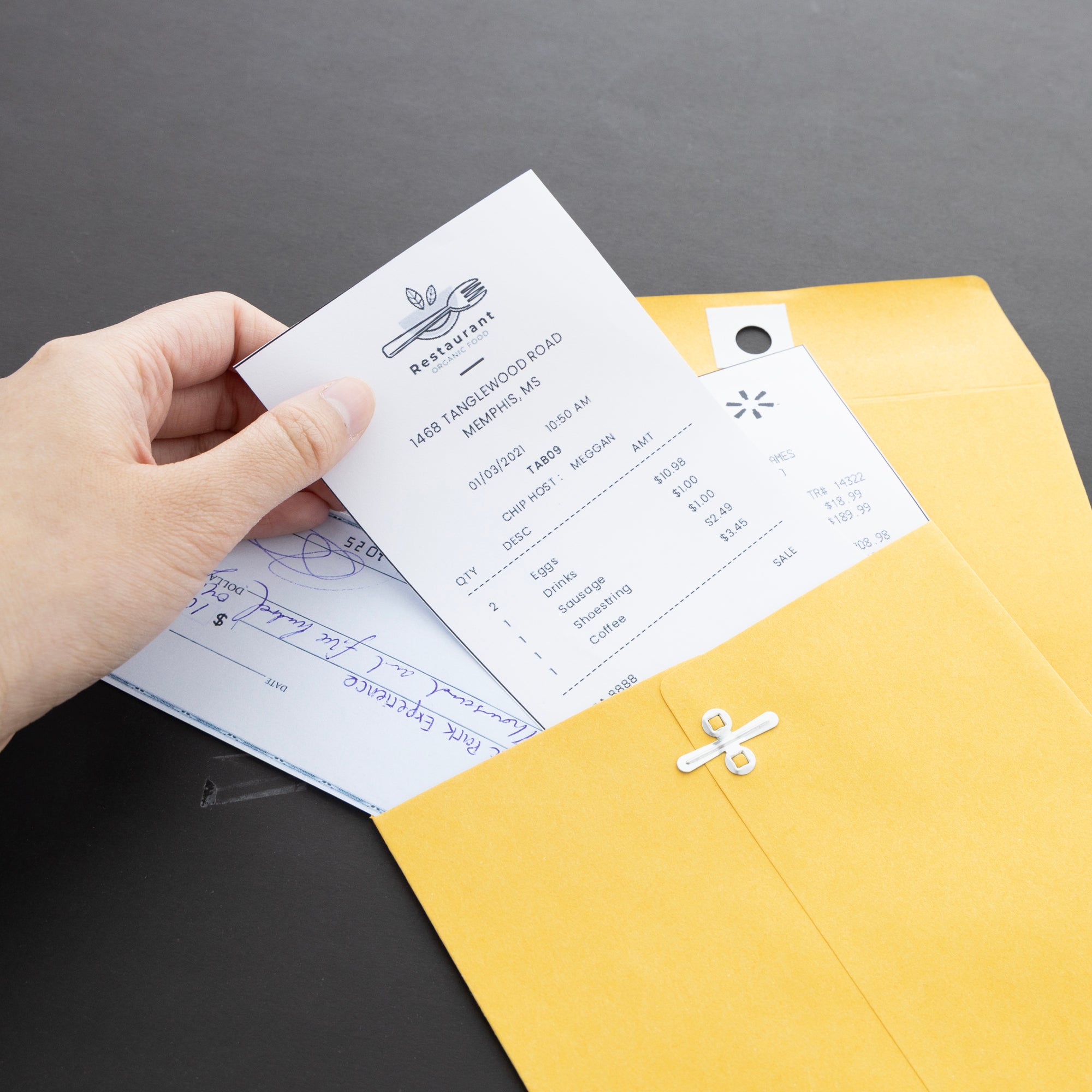 6 x 9 in Clasp Envelopes, 100 Count, Metal Clasp Closure