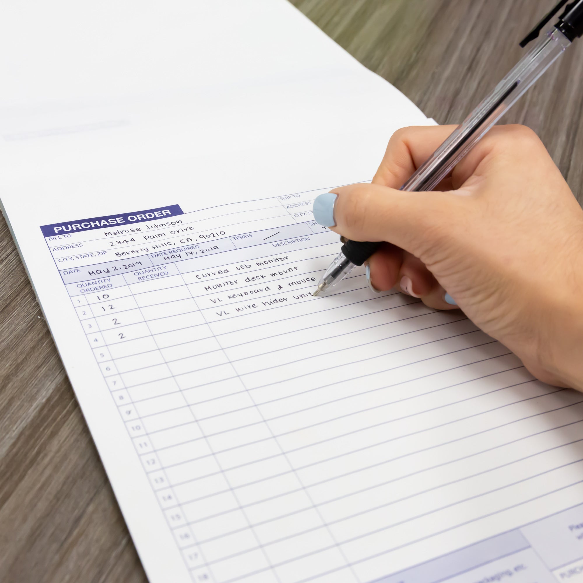 Purchase Order Book 2-Part Carbonless (50 Sets)