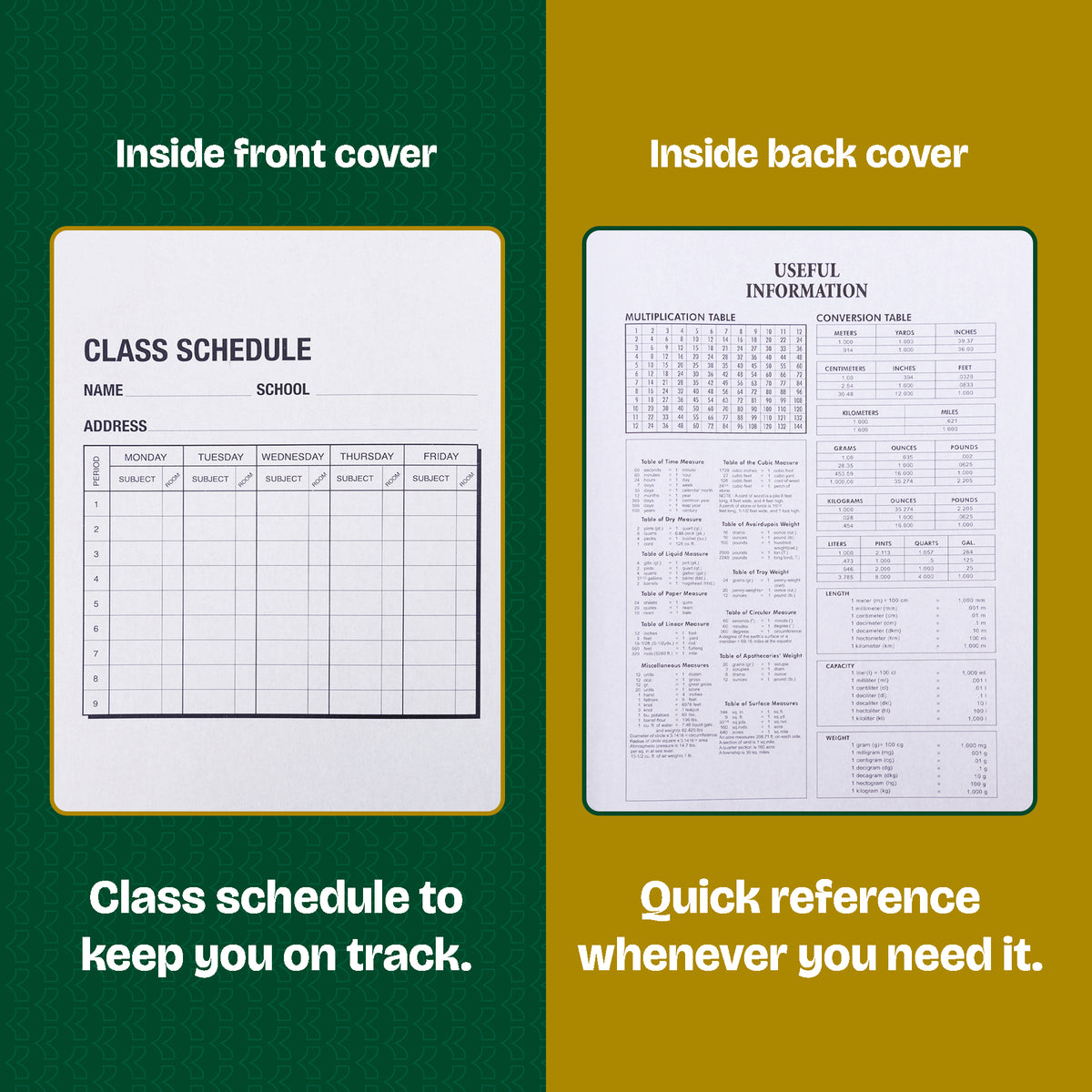 Assorted Marble Composition Notebook, Wide-Ruled