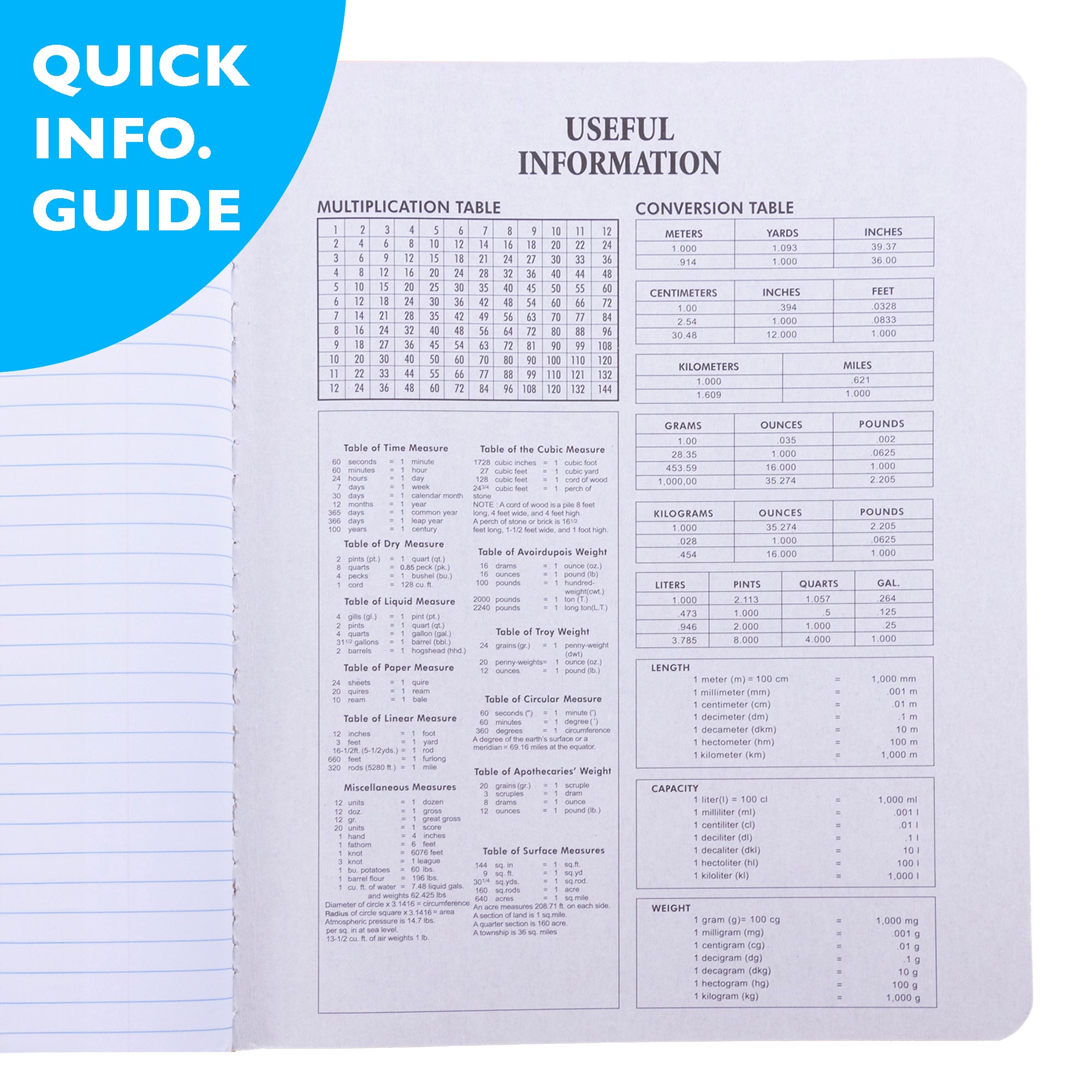 Composition Notebook, College Ruled, 9.75" x 7.5"