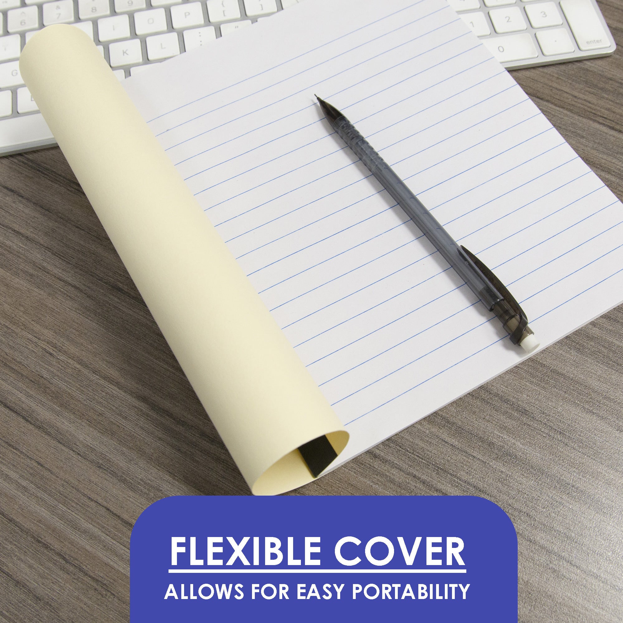 Composition Book, Wide Ruled, 20 Sheets, 8.5" x 7"