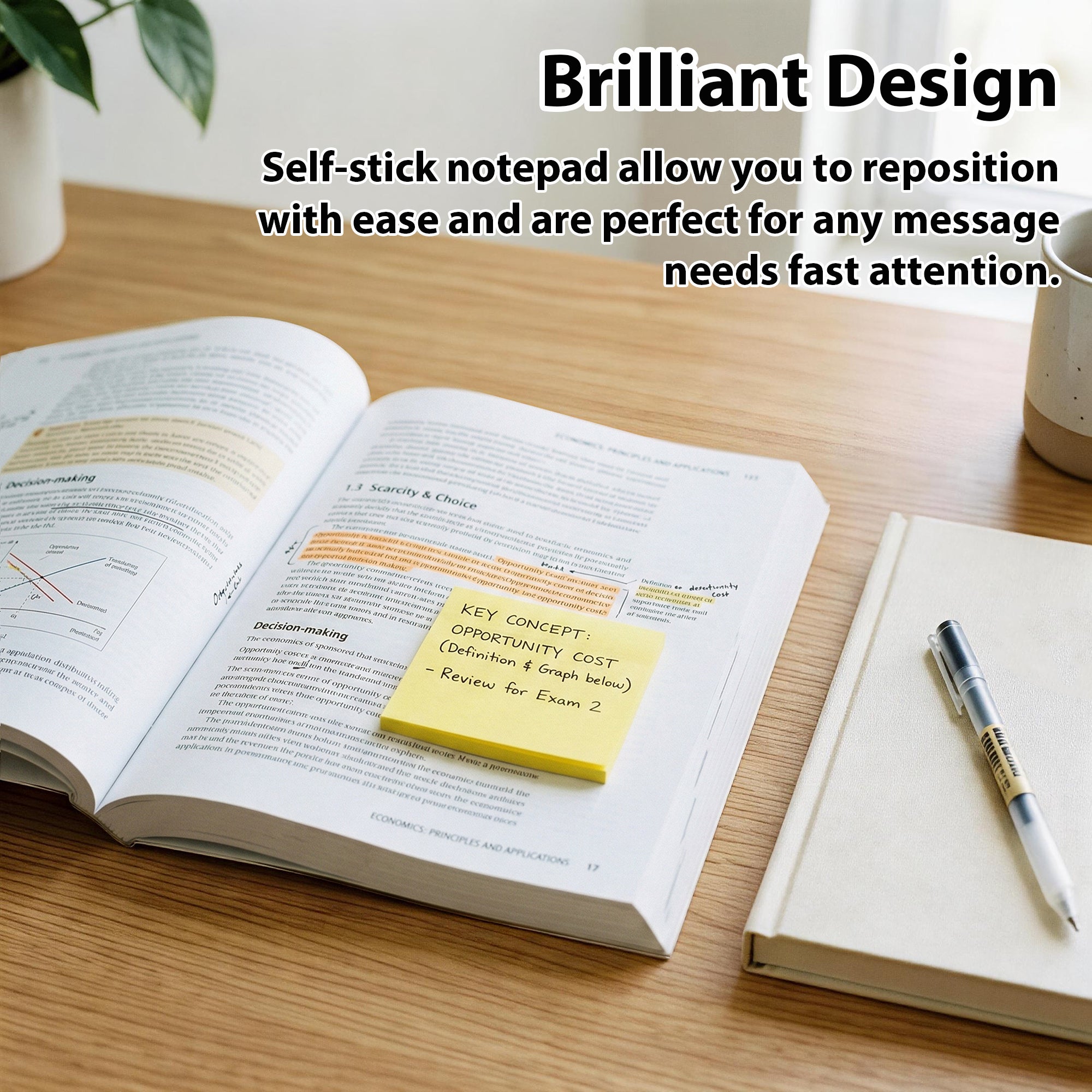 100 Ct. 3" X 3" Yellow Sticky Notes (12/Shrink)