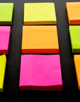 40 Ct. 3" X 3" Neon Sticky Notes (4/Pack)