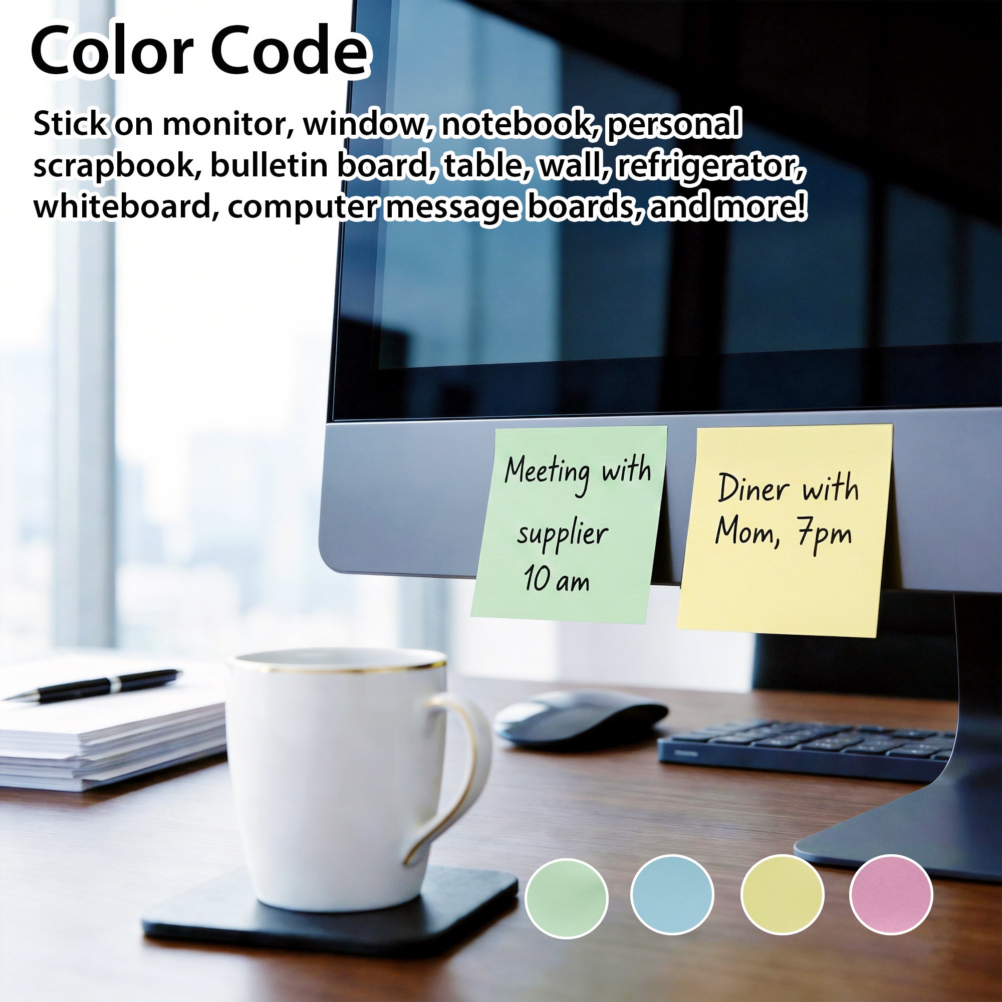 100 Ct. 3" X 3" Sticky Notes
