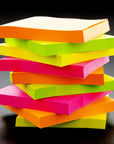 80 Ct. 3" X 3" Neon Sticky Notes