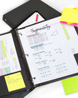 70 Ct. 3" X 3" Neon Lined Sticky Notes