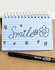 50 Ct. Spiral Bound 3" X 5" Ruled Colored Index Card