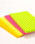 70 Ct. 3" X 5" Neon Lined Sticky Notes