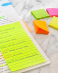 70 Ct. 1.5" X 2" Neon Sticky Notes (4/Pack)