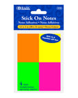 70 Ct. 1.5" X 2" Neon Sticky Notes (4/Pack)