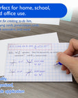 Quad Ruled 4-1" White Index Card 3" X 5" 100 Ct.