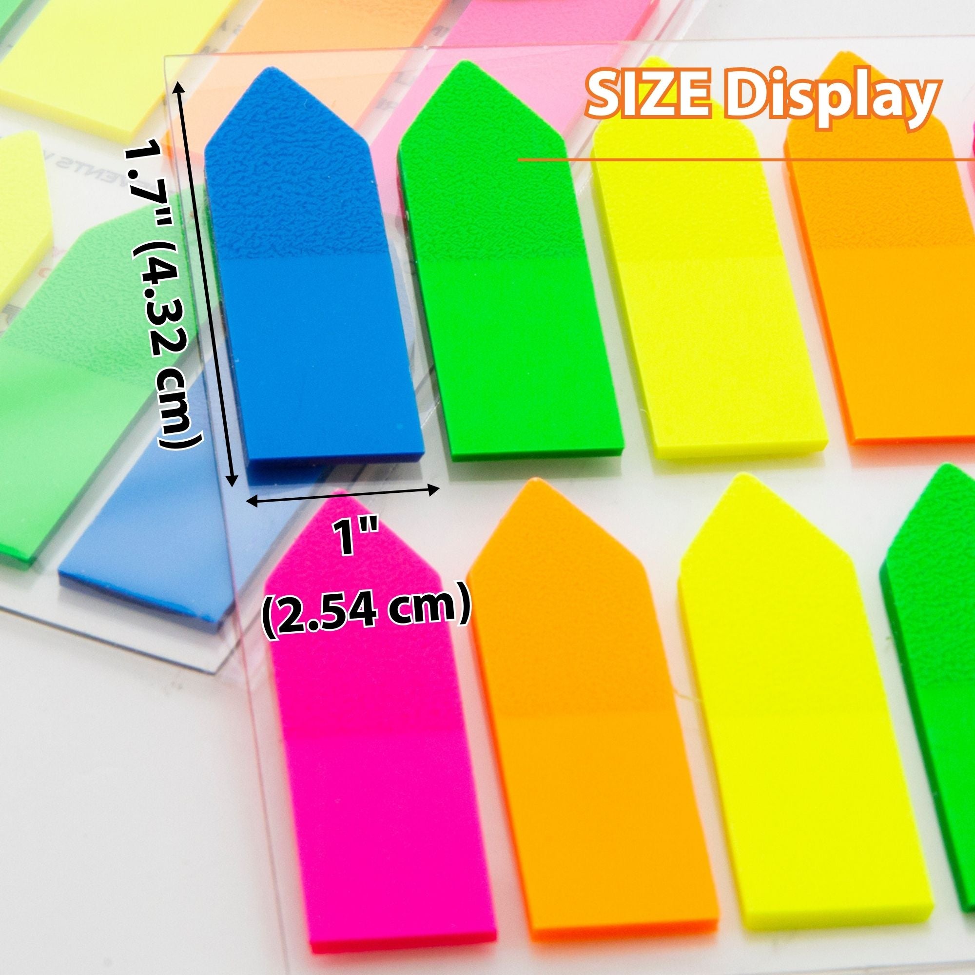 Stick On Flags, 0.5" x 1.7", 250 Count
