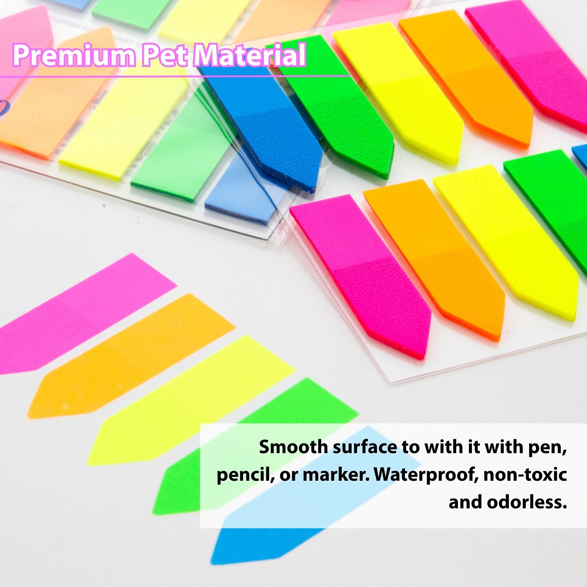 Stick On Flags, 0.5" x 1.7", 250 Count