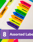 20 Ct. 0.5" X 1.7" Printed Arrow Flags (8/Pack)