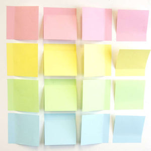 Stick On Notes 3" X 3" (Pack) 100 Ct. (12/Shrink)