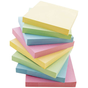 Stick On Notes 3" X 3" (Pack) 100 Ct. (12/Shrink)