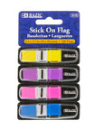 30 Ct. 0.5" x 1.7" Neon Color Coding Flags w/ Dispenser (4/Pack)