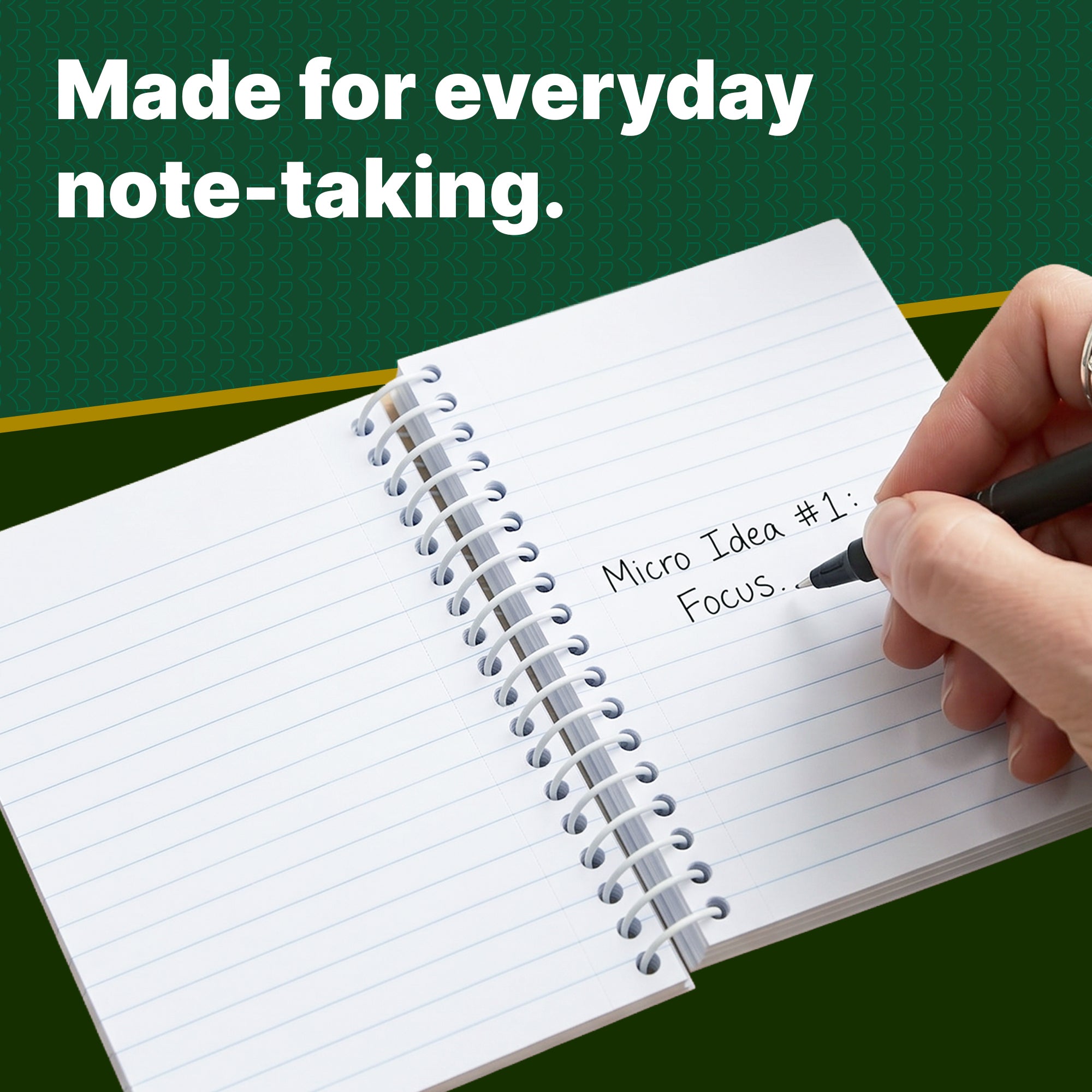 Notebook, Mini Spiral, 4.75" x 5-5/8", 180 Sheets