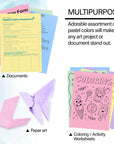 Pastel Color Multipurpose Paper (25 sheets/pack)