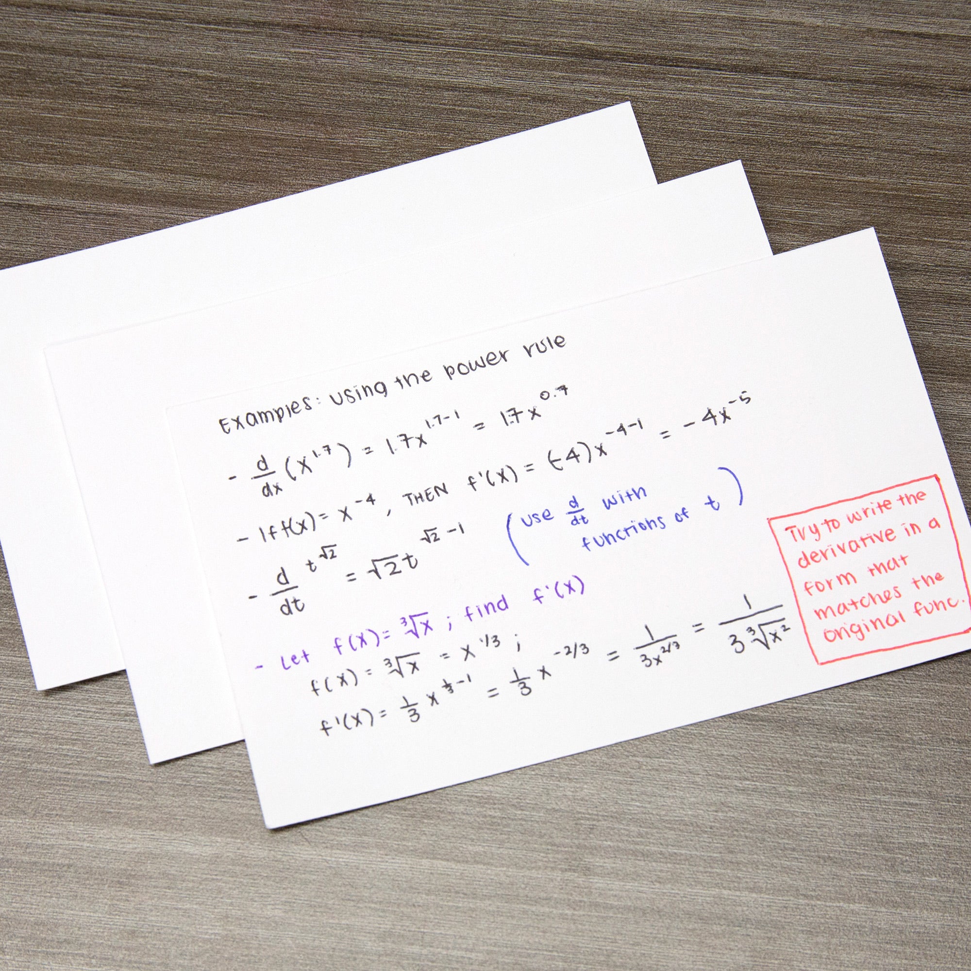 Index Cards, 100 Count, 3" x 5", Blank White Unruled