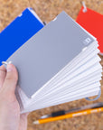 100 Ct. Poly Cover 3" x 5" Ruled White Index Card w/ Ring