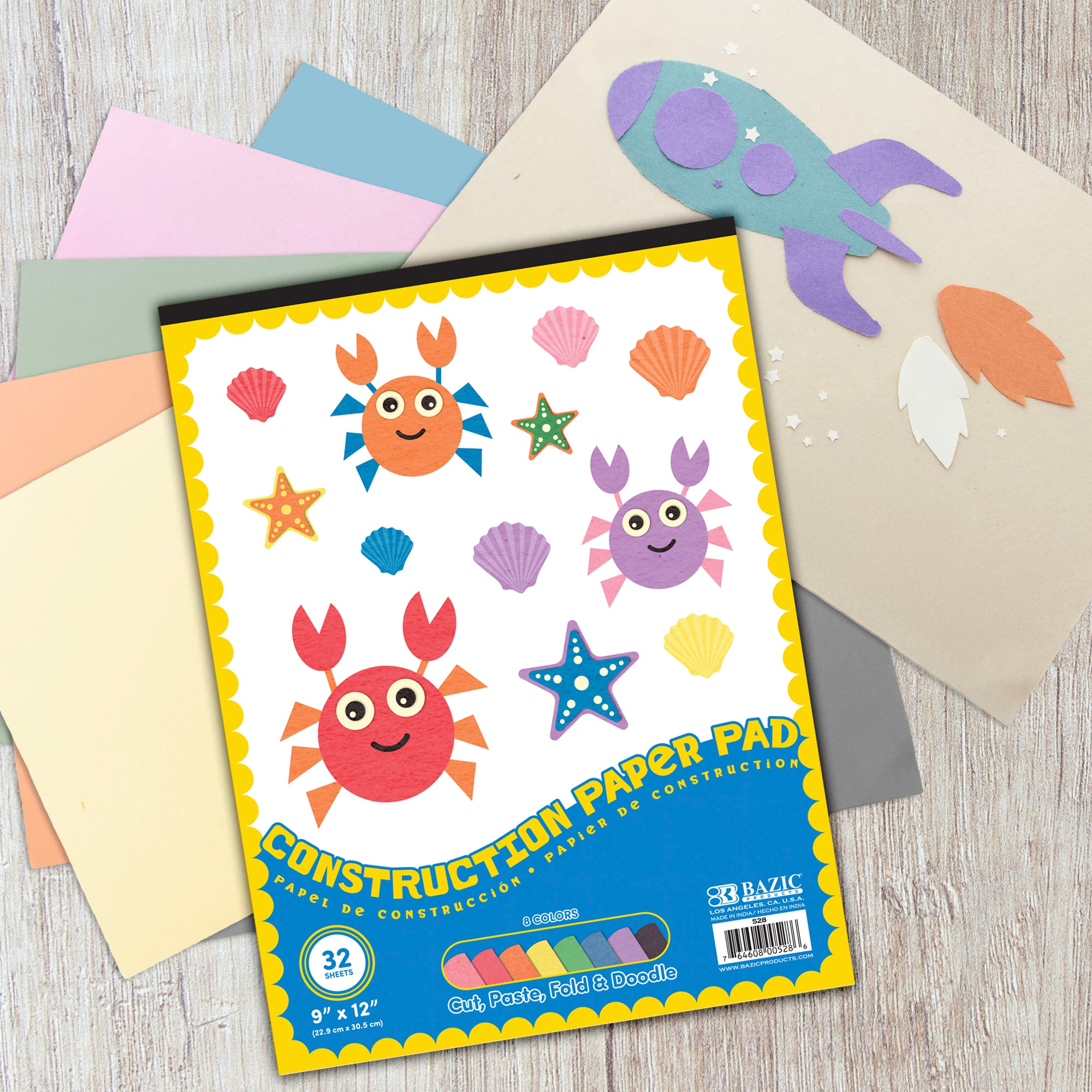 32 Ct. 9" X 12" Construction Paper Pad