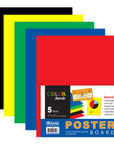 11" X 14" Multi Color Poster Board (5/Pack)