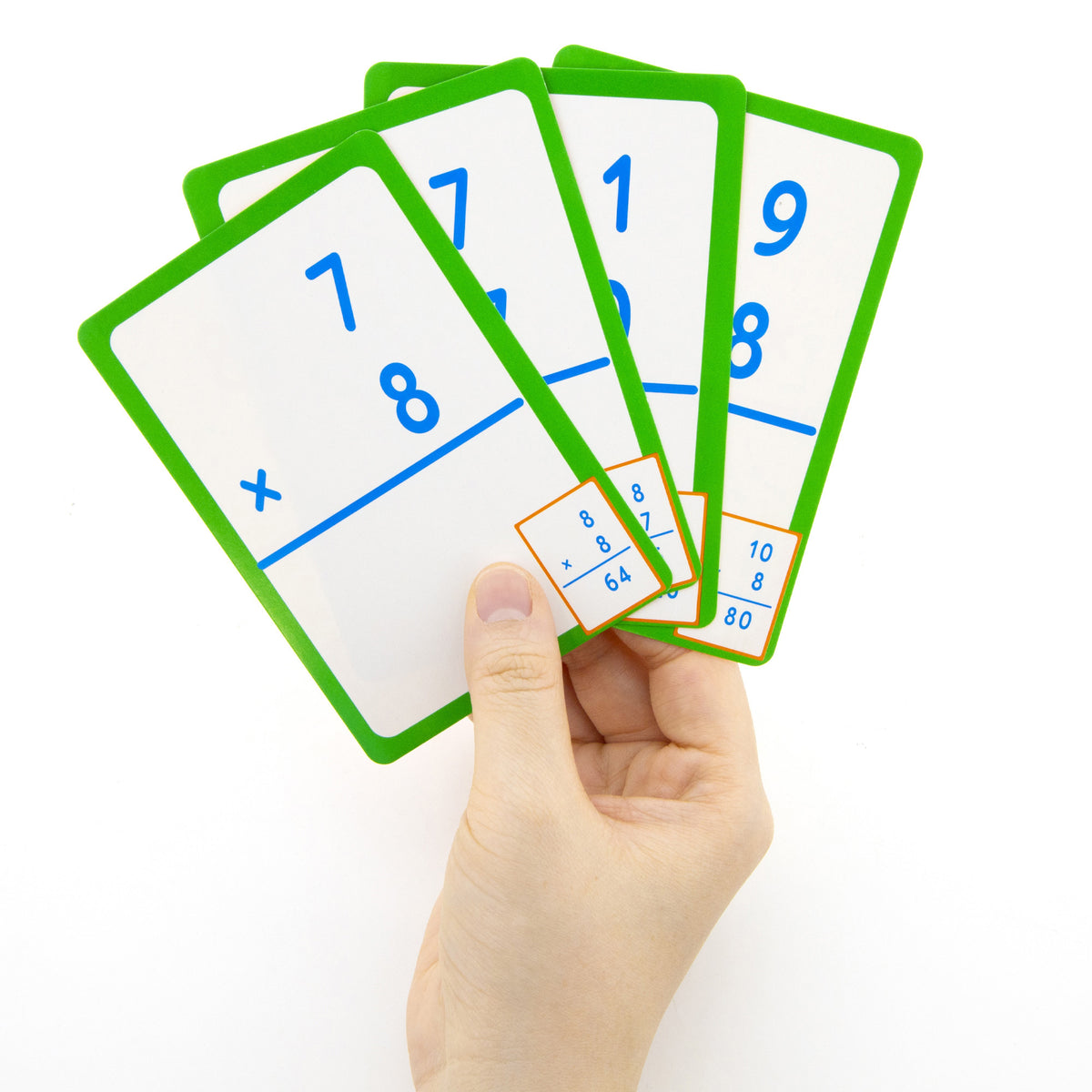 Multiplication Flash Cards, 36 Cards, Self-Checking