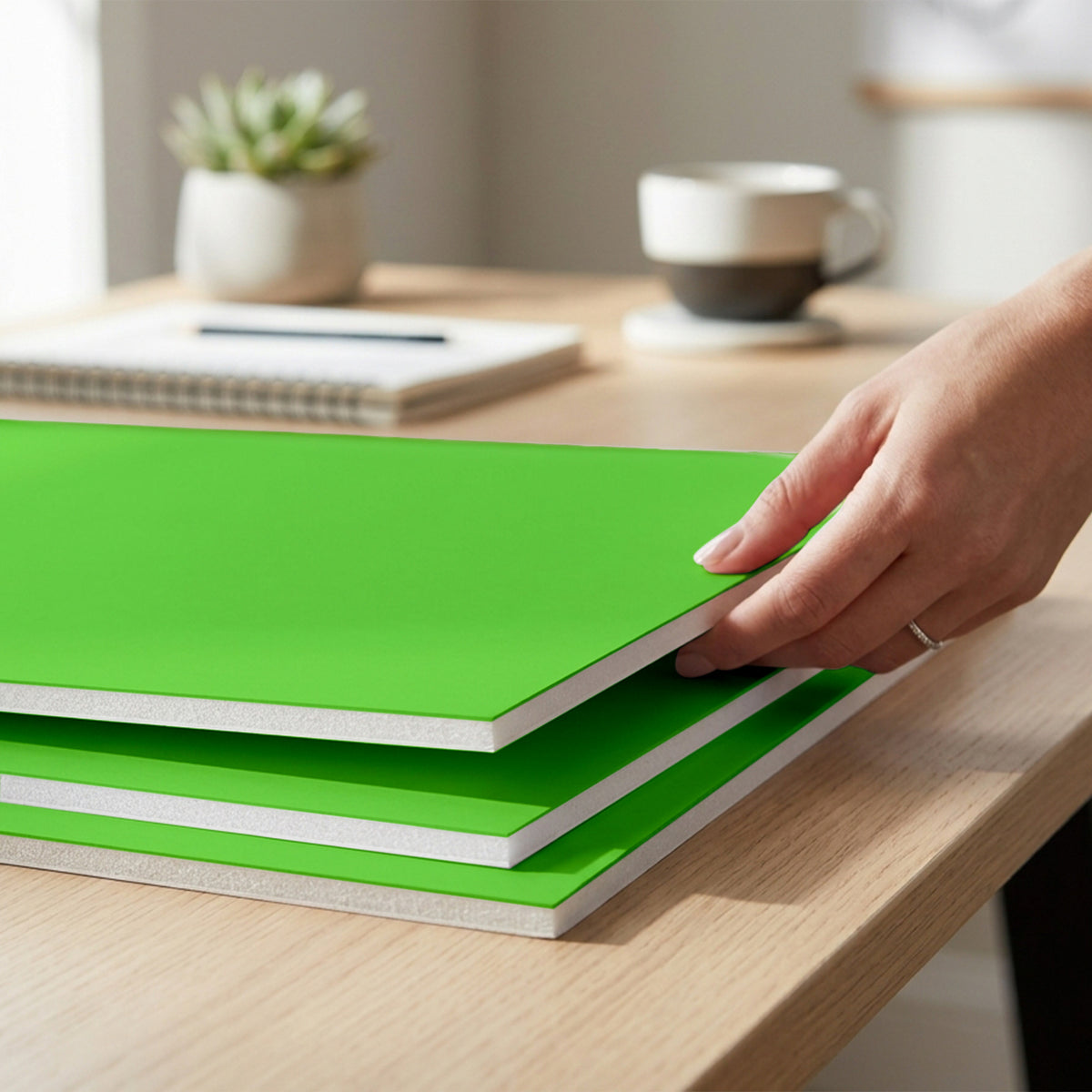 Fluorescent Green Foam Board, 20 x 30 in